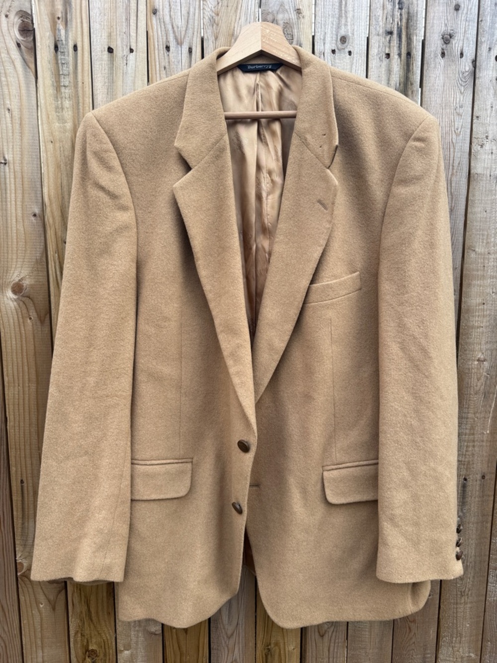 Burberry Tan Camel Wool Coat